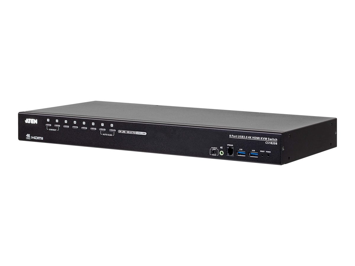 8-Port USB 3.0 4K HDMI KVM Switch, CS18208