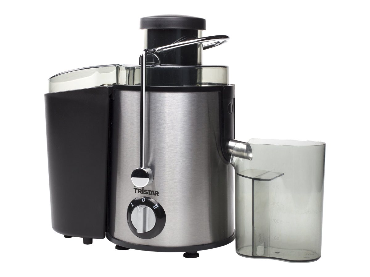 Juicer, Tristar, SC-2284, Type Centrifugal juicer, Black/Stainless steel, 400 W, Number of speeds 2