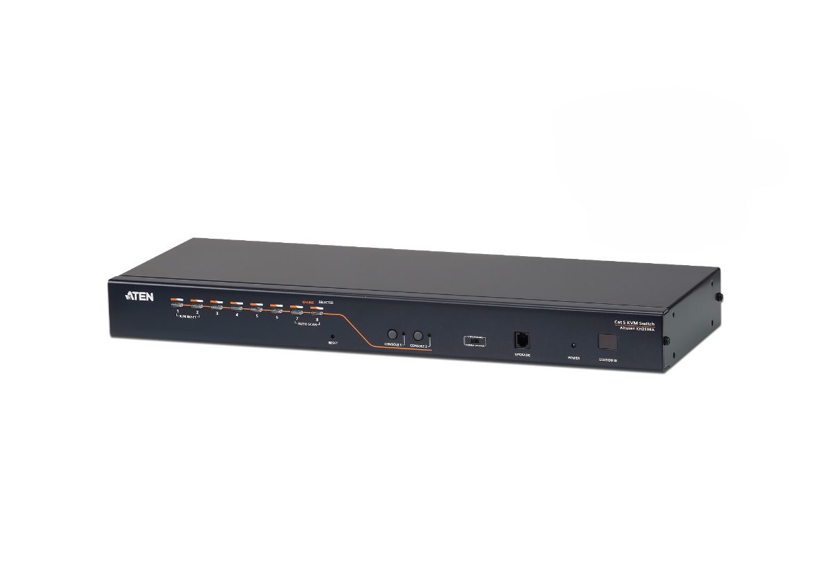 KH2508A 2-Console 8-Port Cat 5 KVM Switch with Daisy-Chain Port