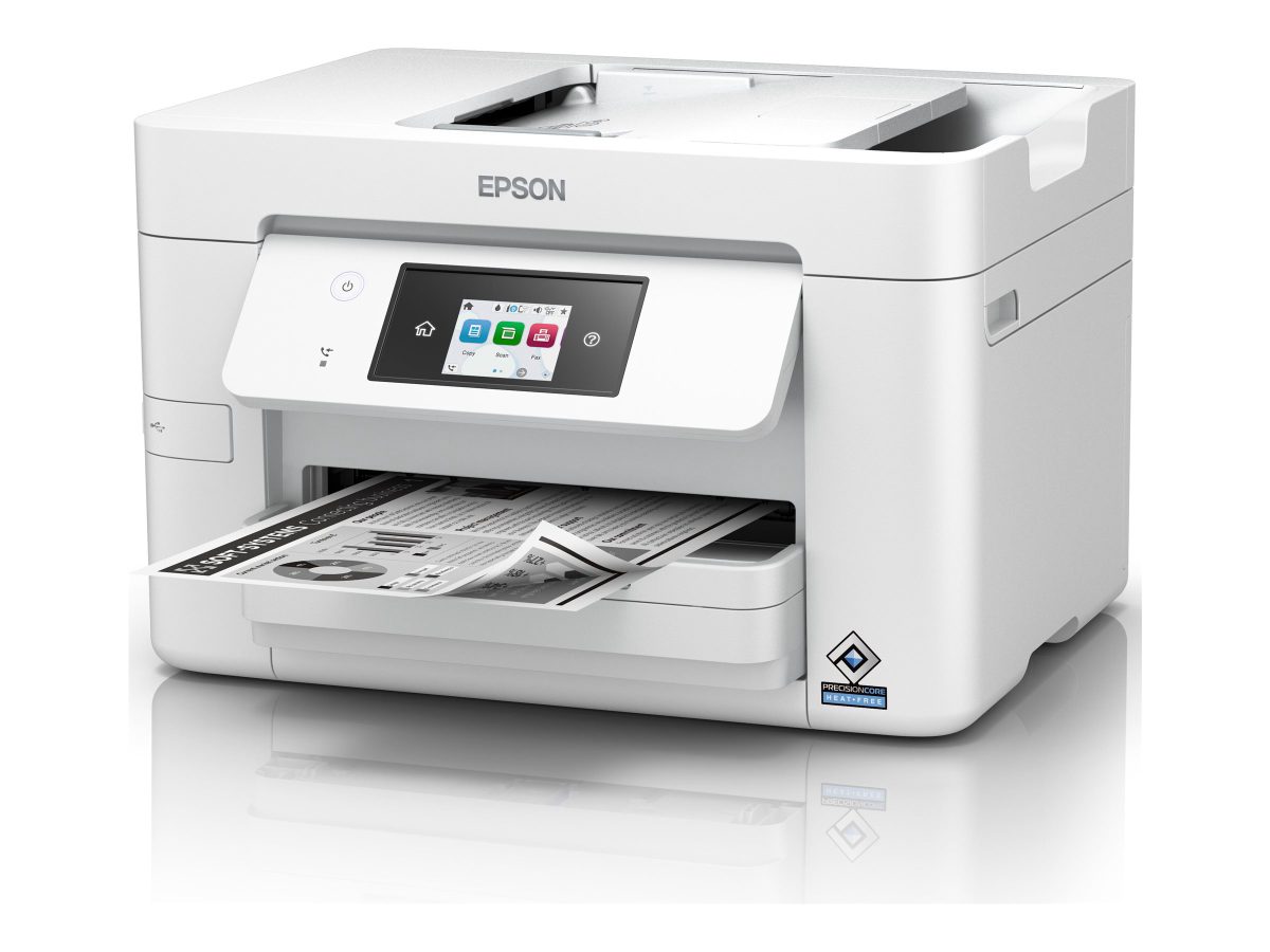 Multifunctional printer, WorkForce Pro WF-M4619DWF, Inkjet, Mono, 4-in-1, A4, Wi-Fi, White
