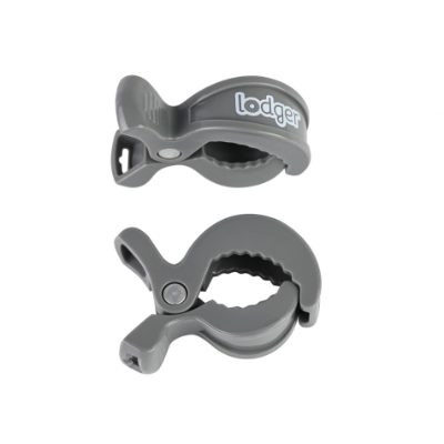 Lodger Clip klipsis Swaddler kokvilnas autiņam (2 gab.), Carbon