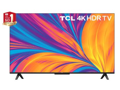 TV Set, TCL, 43", 4K/Smart, 3840x2160, Wireless LAN, Bluetooth, Google TV, Black, 43P637