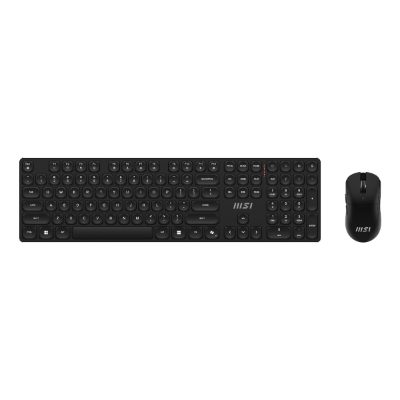 FORGE K210, Keyboard and Mouse Set, Wireless, Mouse included, US, Scissor, Black