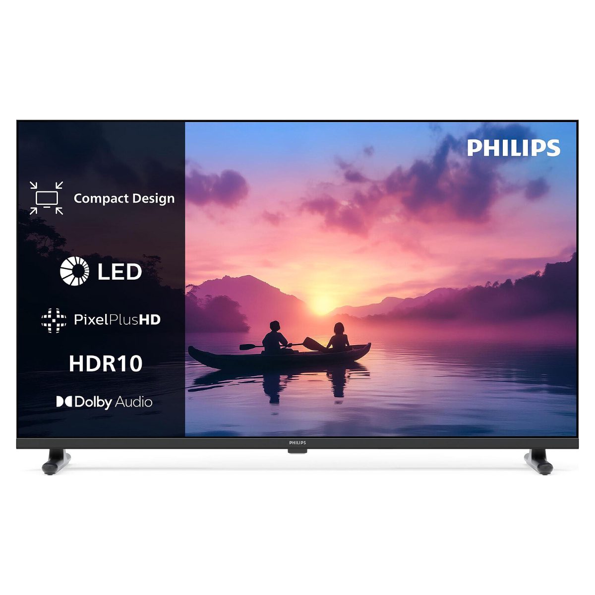 Philips 2K LED TV, 32PHS6050/12, 32, Smart TV, TITAN OS, Black