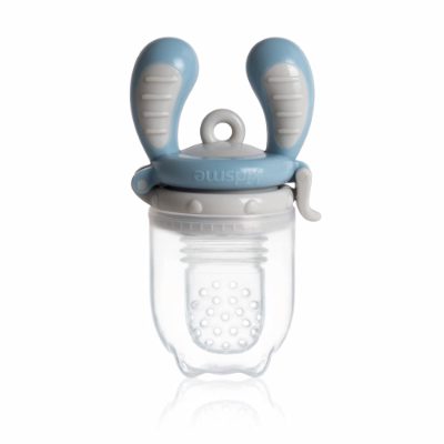 Kidsme Food Feeder bērna ēdināšanas ierīce cietiem produktiem (vidējs), Azure, no 4 mēn.
