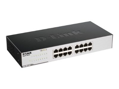 16-Port Gigabit Easy Desktop Switch, GO-SW-16G/E, Unmanaged, Desktop/Rackmountable, 24 month(s)