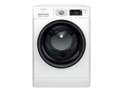 Washing machine, FFB 9479 BV EE, Energy efficiency class A, Front loading, Washing capacity 9 kg, 1400 RPM, Depth 63 cm, Width 59.5 cm, Digital, Steam function, White