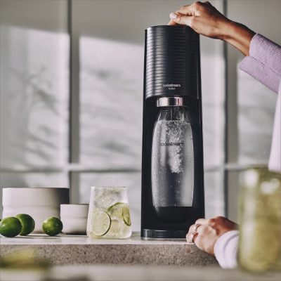 SodaStream gāzēto dzērienu pagatavošanas ierīce Terra, melns