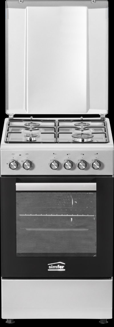 Cooker, 5405SERGG, Hob type Gas, Oven type Electric, Stainless steel, Width 50 cm, Electronic ignition, Depth 60 cm, 43 L