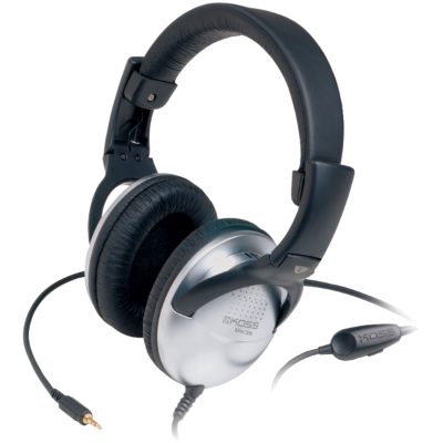 Headphones, UR29, Wired, On-Ear, Black/Silver, Noise canceling