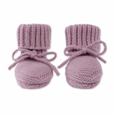 Lodger Slipper merino vilnas čībiņas, Mauve, 0-6m