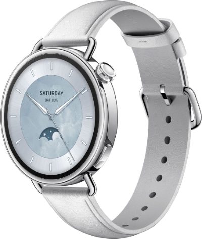 Xiaomi Watch S4 41mm, Smart watch, GPS (satellite), AMOLED, White