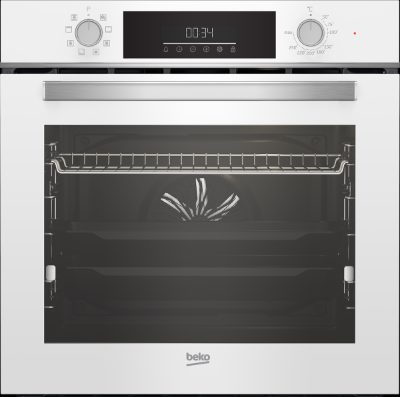 BEKO Oven, BBIM14300WMS, 72 L, Electric, Catalytic, Electronic control, Steam function, Height 59.5 cm, Width 59.4 cm, White