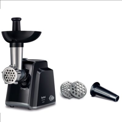 TEFAL gaļas mašīna,1400W, līdz 1,7kg/min ,melna-sudraba