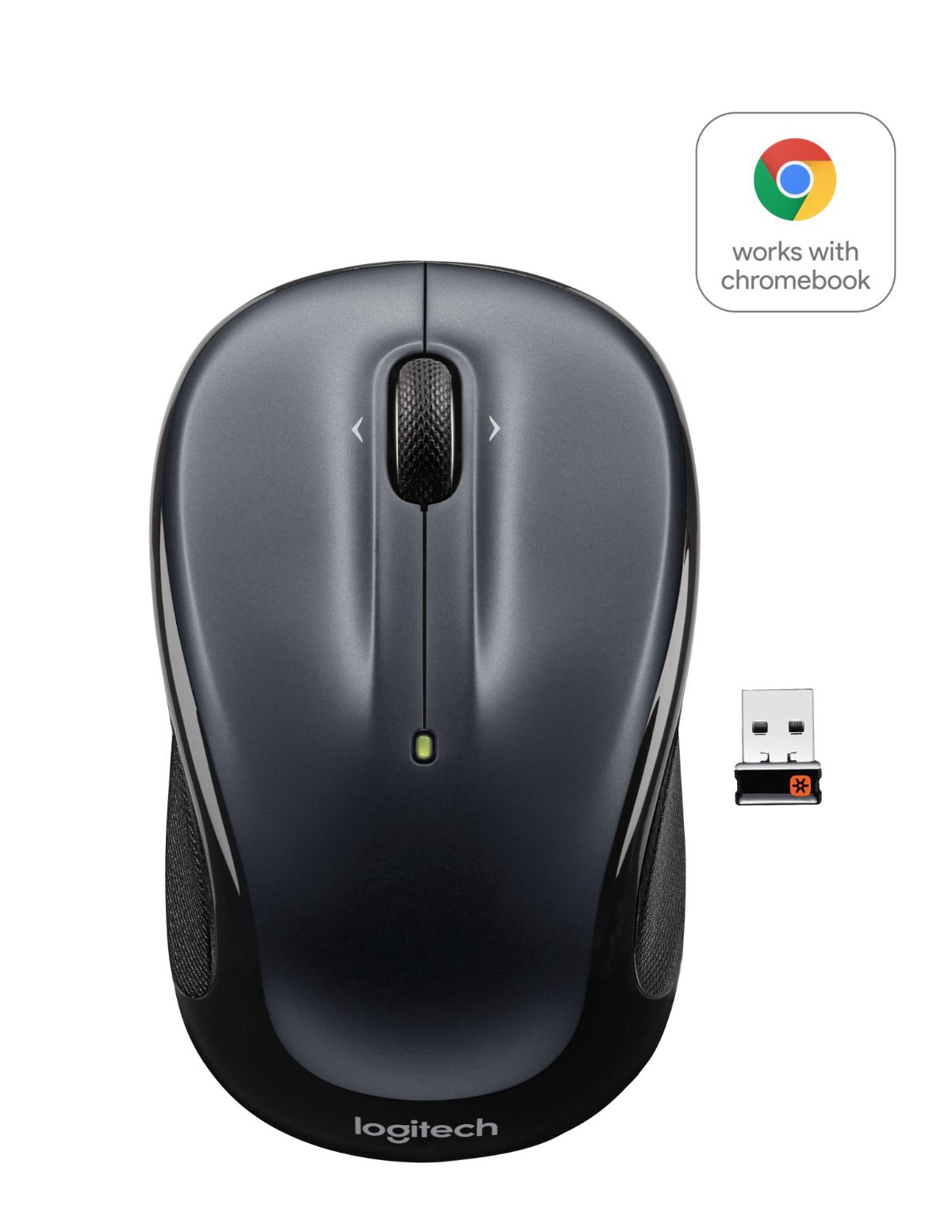 MOUSE USB OPTICAL WRL M325/DARK SIL. 910-002142 LOGITECH