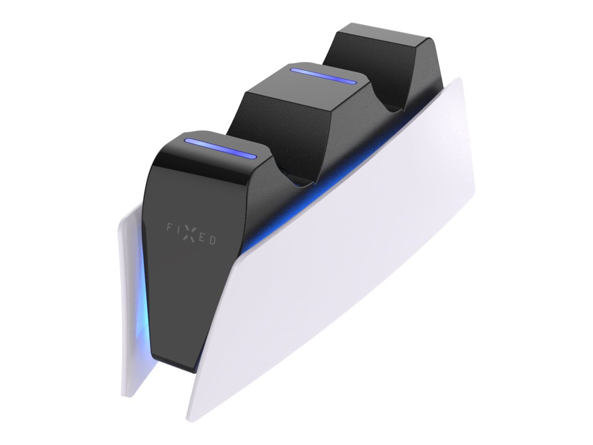 Fixed Dual Charger Stand for PS5 Wireless Controller, FIXPS5-DCC-BW