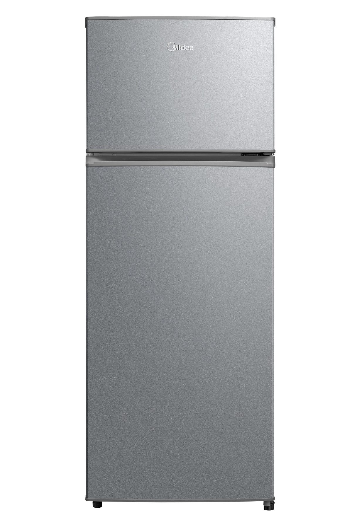 Midea Refrigerator, MDRT294FGE50, Energy efficiency class E, Free standing, Double Door, Height 143 cm, Fridge net capacity 163 L, Freezer net capacity 41 L, 40 dB, Stainless steel