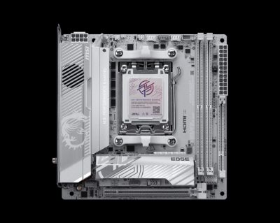 MSI MPG X870I EDGE TI EVO WIFI, Processor family AMD, Processor socket AM5, DDR5, Supported hard disk drive interfaces SATA, M.2, Number of SATA connectors 2