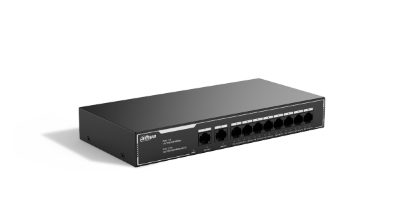 Switch, DAHUA, 10-Port Economical Gigabit PoE Switch with 8-Port PoE, Type L2, SG1010LP