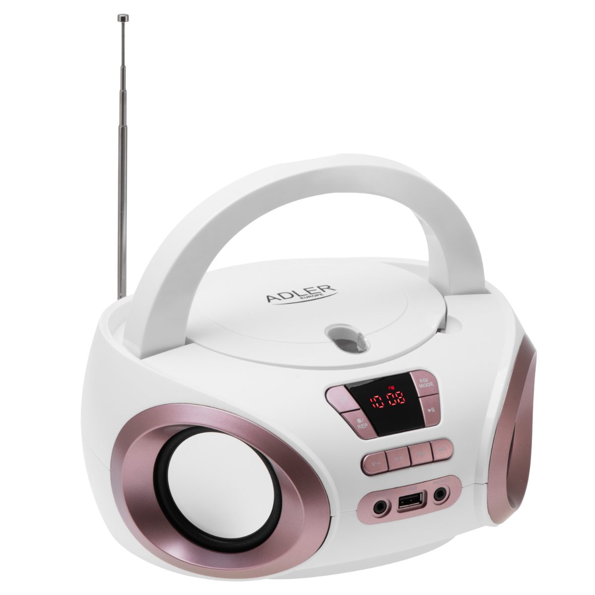 CD-MP3 Boombox, AD 1181, Speakers, USB connectivity, FM