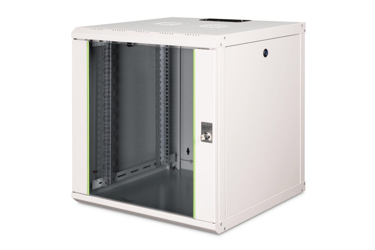 Wall Mounting Cabinet Unique Series, DN-19 12U-6/6, 60 x 60 cm, Grey