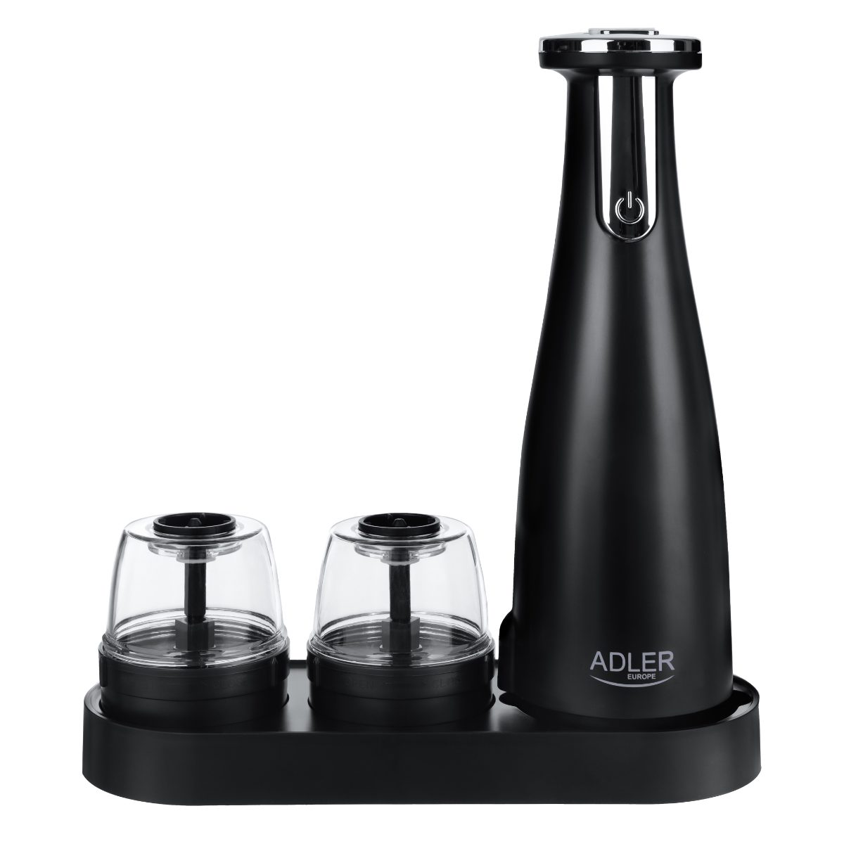 Electric Salt and pepper grinder, AD 4449b, Housing material ABS plastic, 7 W, Lithium, Matte Black