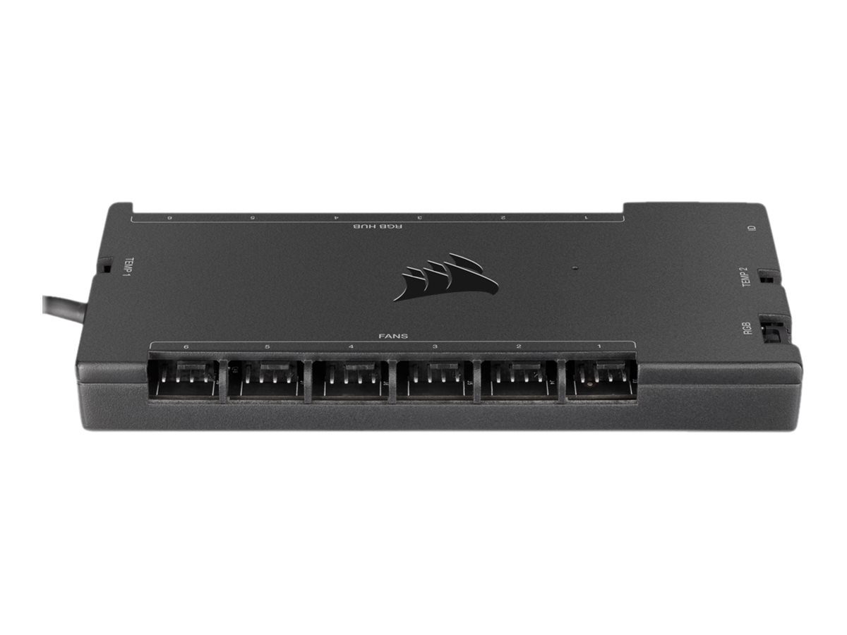 iCUE COMMANDER CORE XT Smart RGB Lighting and Fan Speed Controller, Black