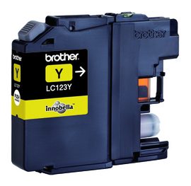 Brother LC123Y, Ink Cartridge, Yellow