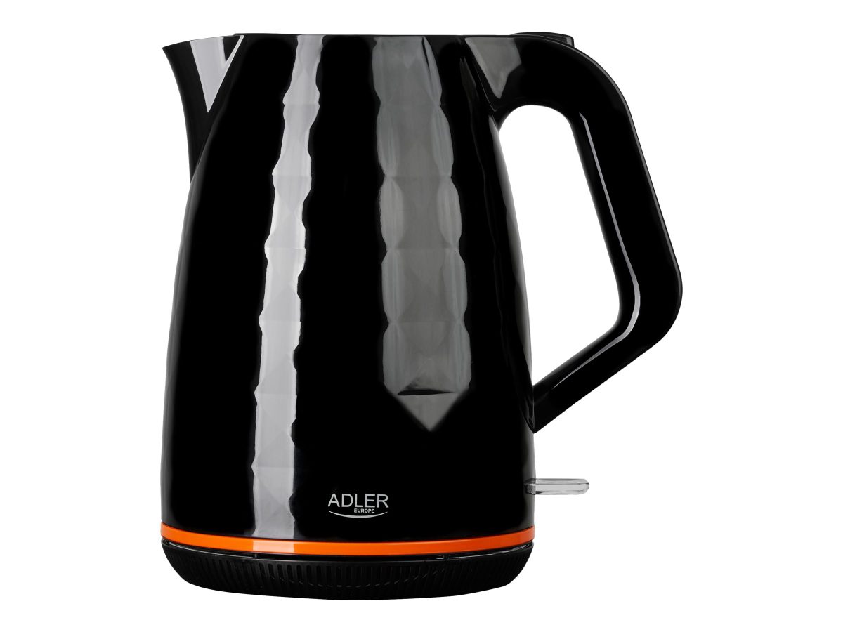 Kettle, AD 1277, Standard, 2200 W, 1.7 L, Plastic, 360° rotational base, Black
