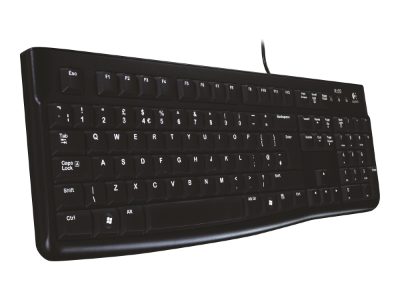 K120, Standard, Wired, EN/LT, Black, • Keyboard• User documentation
