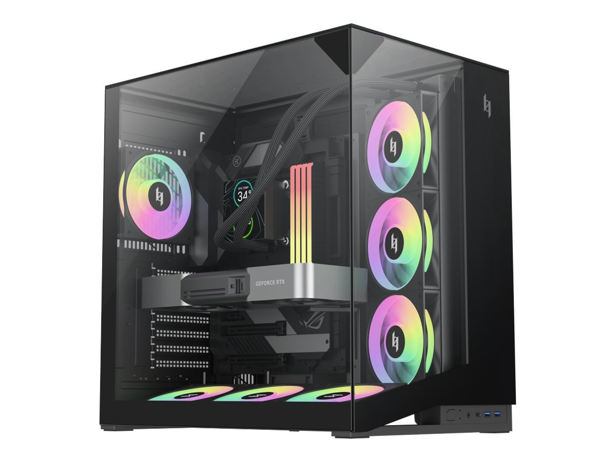 Gamemax Case, NEX C56 VC BK, ATX