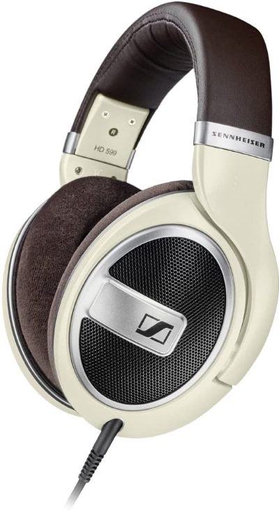 Headphones, HD 599, Wired, Over-Ear, Ivory
