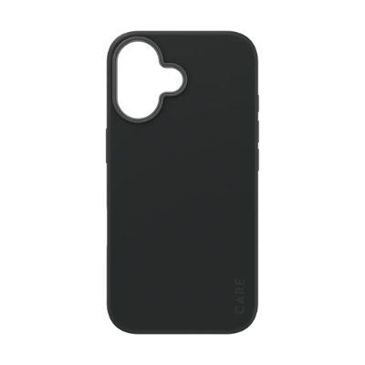 CARE Fashionable Case, Back cover, Apple, iPhone 16, Recycled plastic, Black, MagSafe