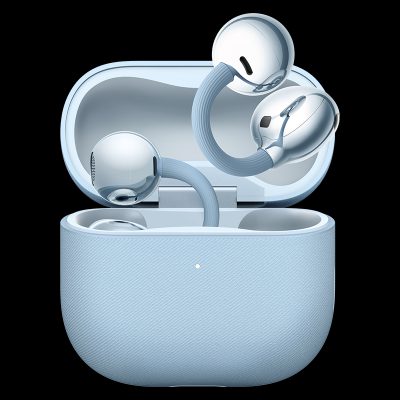 Earbuds, FreeClip 2, Bluetooth, Open-Ear, Blue, Noise canceling, Wireless