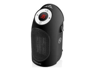Heater, ETA162390000 Fogos mini, Fan heater, 400 W, Suitable for rooms up to 8 m², Black, N/A