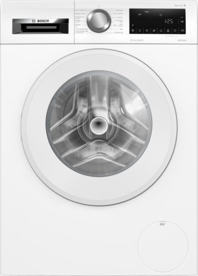 Washing Machine, WGG244ZMSN, Energy efficiency class A, Front loading, Washing capacity 9 kg, 1400 RPM, Depth 59 cm, Width 60 cm, LED, Steam function, Direct drive, White