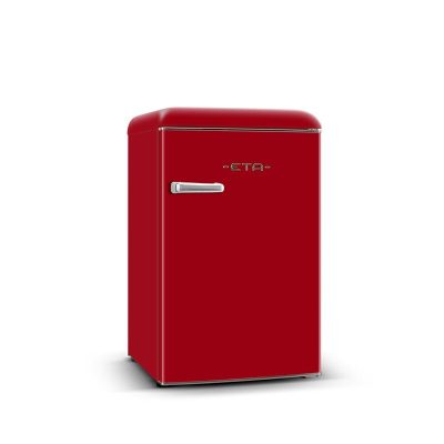Refrigerator, ETA253690030E, Energy efficiency class E, Free standing, Larder, Height 90 cm, Fridge net capacity 92 L, Freezer net capacity 18 L, 38 dB, Red