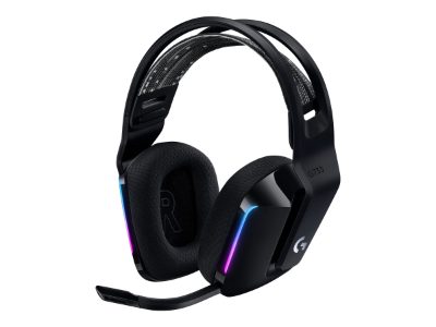 Gaming Headset, G G733, Wireless, Over-Ear, Black, Noise canceling