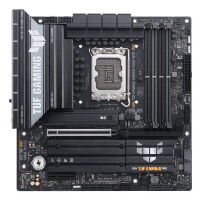 Mainboard, ASUS, Intel B860 Express, LGA1851, Micro-ATX, Memory DDR5, Memory slots 4, 1xPCI-Express 4.0 4x, 1xPCI-Express 5.0 16x, 3xM.2, 1xHDMI, 1xDisplayPort, 1xUSB 2.0, 4xUSB 3.0, 2xUSB 3.2, 1xUSB-C, 1xOptical S/PDIF, 1xRJ45, 5xAudio port, GAMINGB860M-PLUSWIFI