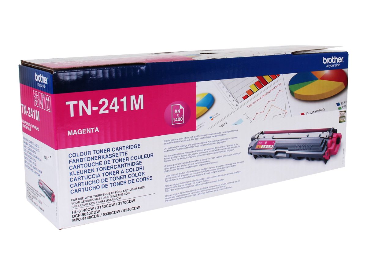 Brother TN-241M, Toner Cartridge, Magenta