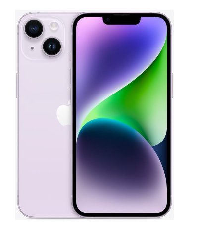 REFURB. PHONE IPHONE 14/128GB PURPLE A GRADE RED
