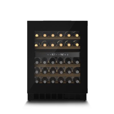 Wine Cooler, WineDeluxe WDU 36, Energy efficiency class F, Built-in, Bottles capacity 36, Cooling type Compressor technology, Black
