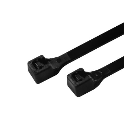 Cable tie (100 pcs.), KAB0004B, N/A, Length: 300 x 3.4 mm. For cable bundel diameter: 3 - 80 mm. Meets fire protection class: UL94V-7, Black