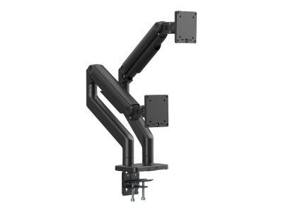 Digitus Desk Mount, Height, tilt, rotation, depth, pivot, Dual Monitor Mount, 2x 45 ", Maximum weight (capacity) 2x 20 kg, Black