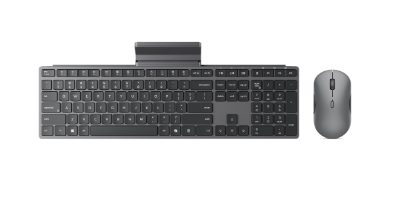700 Modern Multi-Device, Keyboard and Mouse Set, Wireless, Mouse included, Bluetooth, US, Luna Grey