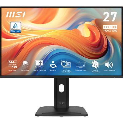 LCD Monitor, MSI, PRO MP275PG E14, 27", Business, Panel IPS, 16:9, 144 Hz, 1 ms, Speakers, PROMP275PGE14