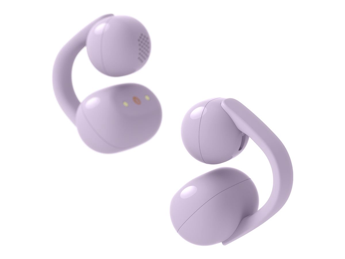 Earbuds, LinkBuds WF-LC900 Clip, Bluetooth, Open-Ear, Lavender, Wireless