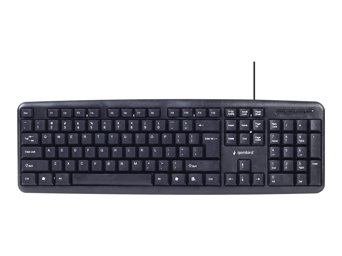 4-in-1 Multimedia office set, KBS-UO4-01, Keyboard, Mouse, Pad and Headset Set, Wired, Mouse included, US, Black