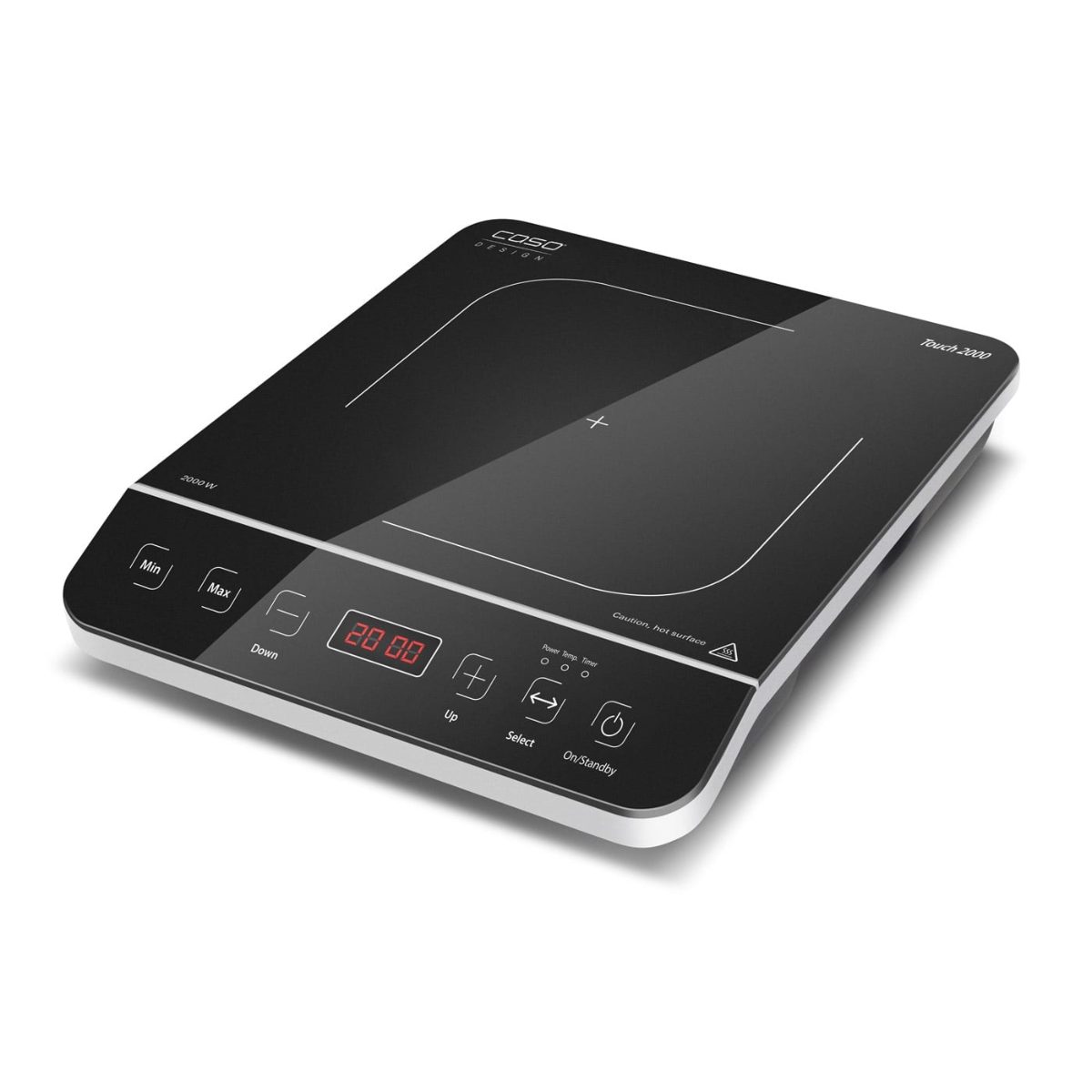 Hob, Touch 2000, Number of burners/cooking zones 1, Touch, Induction, Black