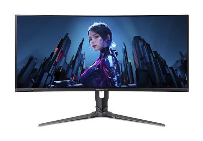 LCD Monitor, ACER, 34 ", 3440 x 1440 pixels, UltraWide Quad HD, Native aspect ratio 21:9, QD-OLED, Curved, UM.CXXEE.501
